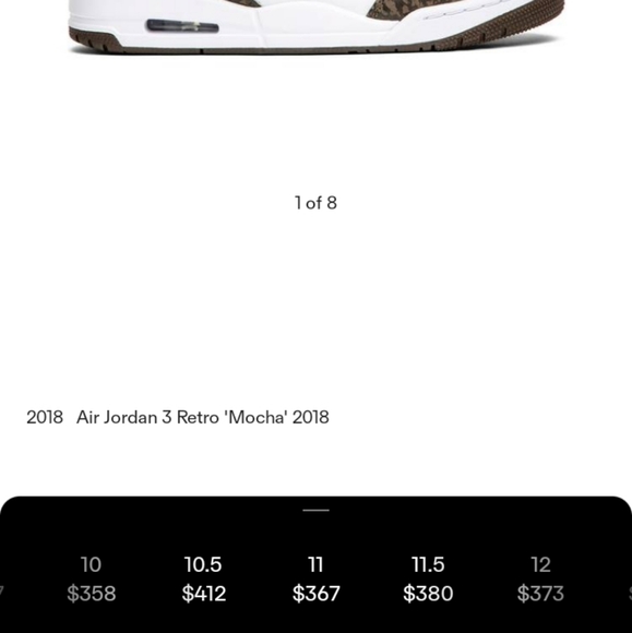 Air Jordan 3 Retro shoes - Picture 8 of 9